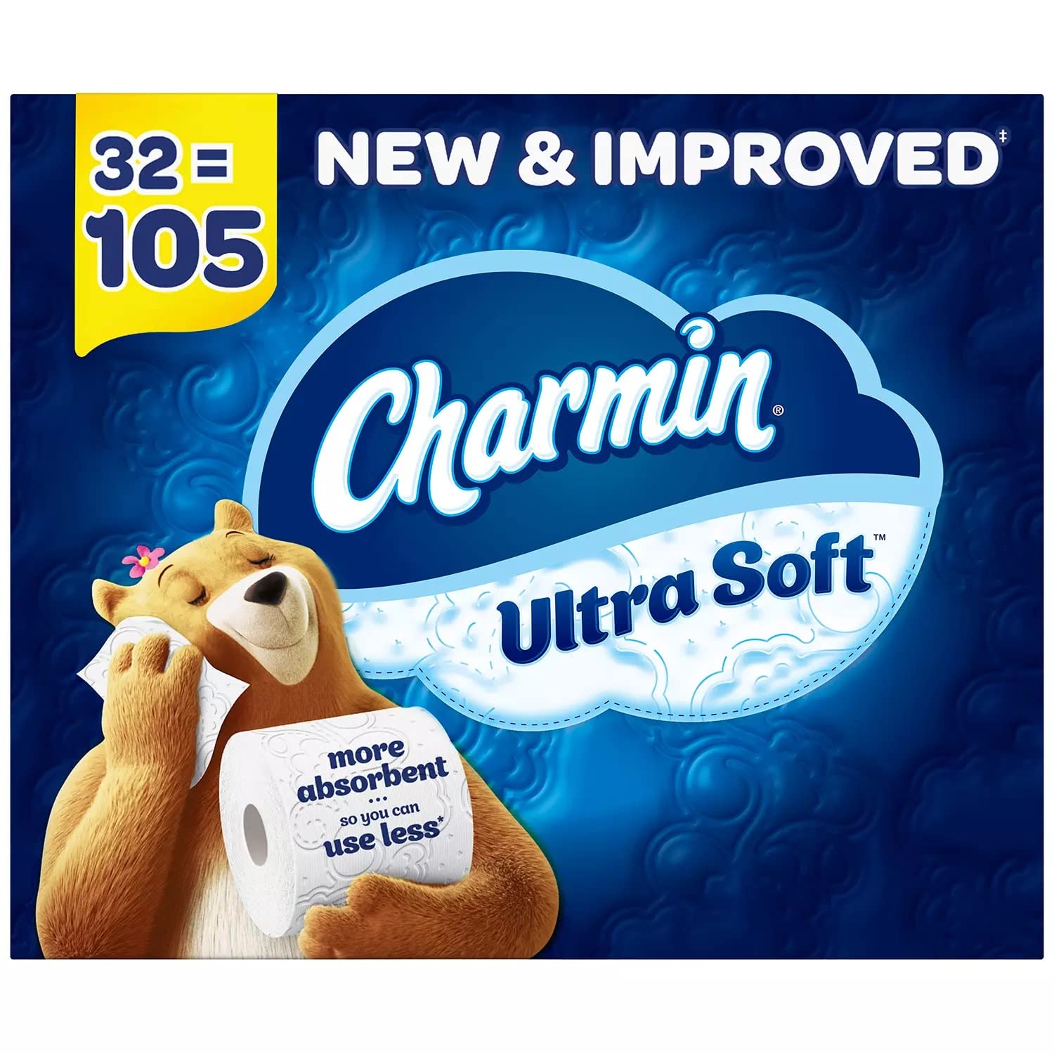 Charmin Ultra Soft Toilet Paper - 32 Mega Rolls (201 Sheets Per Roll) | Super Absorbent & Strong Bath Tissue for Gentle Clean | Perfect for Home, Office & RV Use