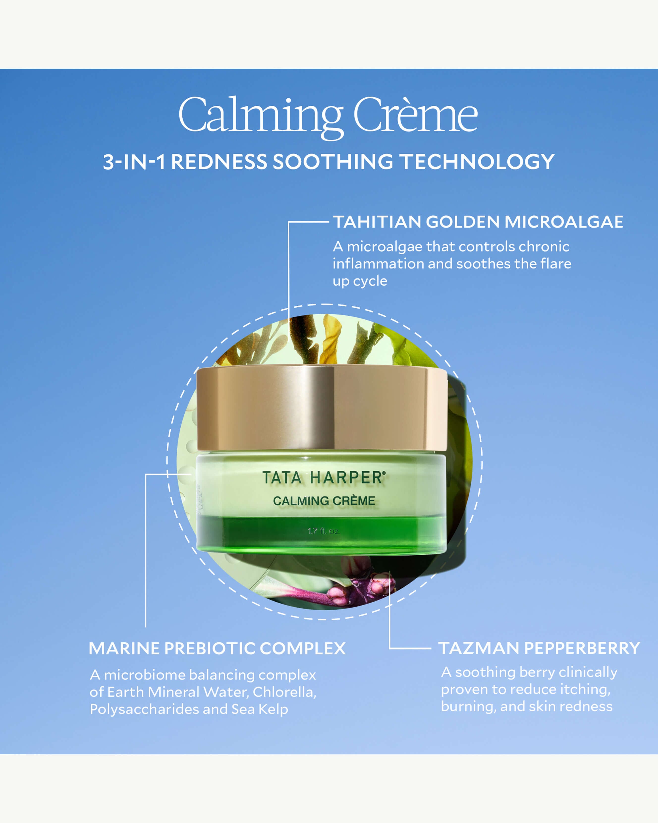 Superkind Calming Creme - Soothing Moisturizer for Sensitive Skin | Hydrating Face & Body Cream for Dryness & Irritation | Perfect for Daily Skincare Routine & Post-Sun Care