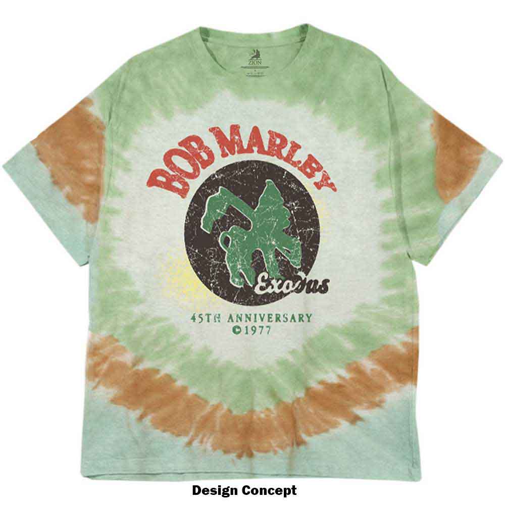 Bob Marley 45th Anniversary Unisex T-Shirt - Vintage Reggae Music Tee for Men & Women - Perfect for Concerts, Festivals & Casual Wear