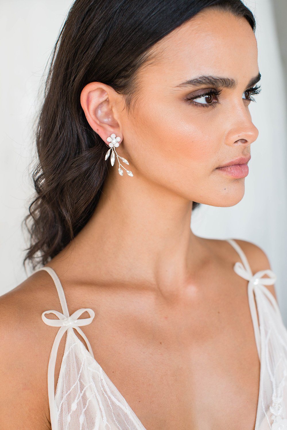 abella earrings for women - elegant gold hoop earrings, stylish and lightweight - perfect for parties, weddings, and everyday wear