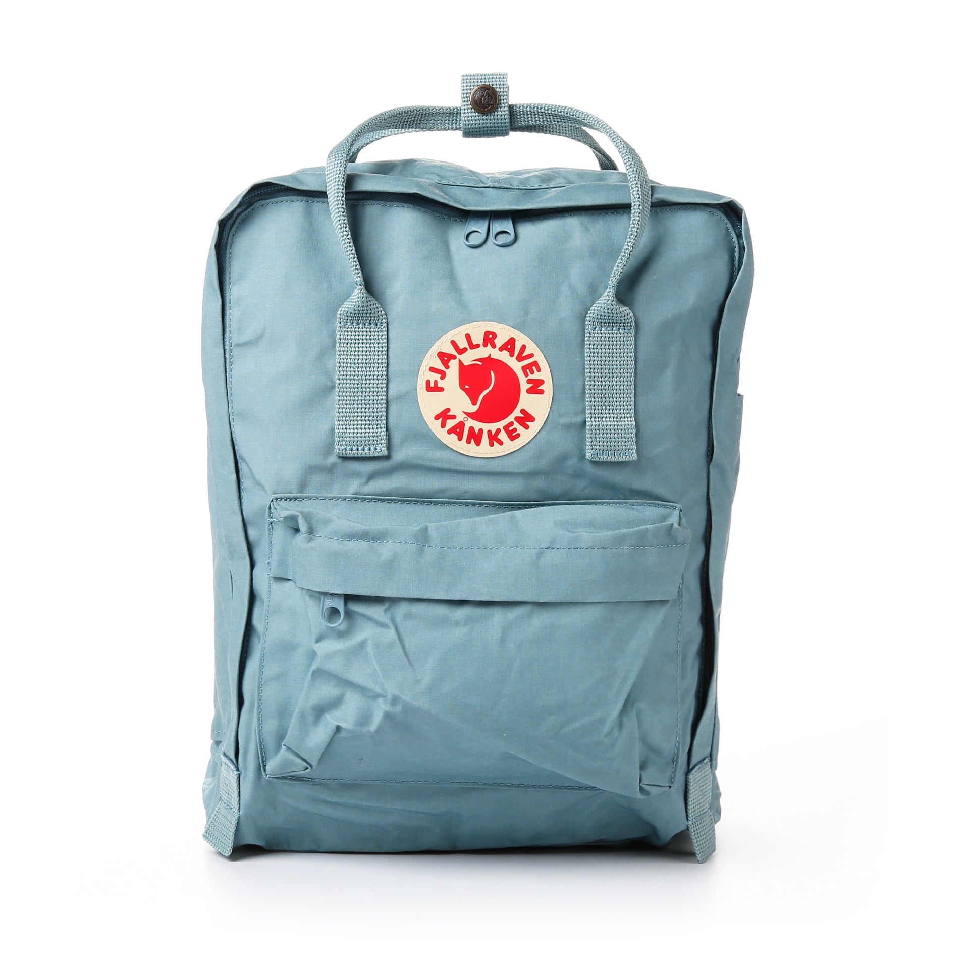 Fjallraven Kanken Backpack - Classic Sky Blue Laptop Backpack for School, Travel & Outdoor Adventures | Water-Resistant & Durable Daypack for Men & Women