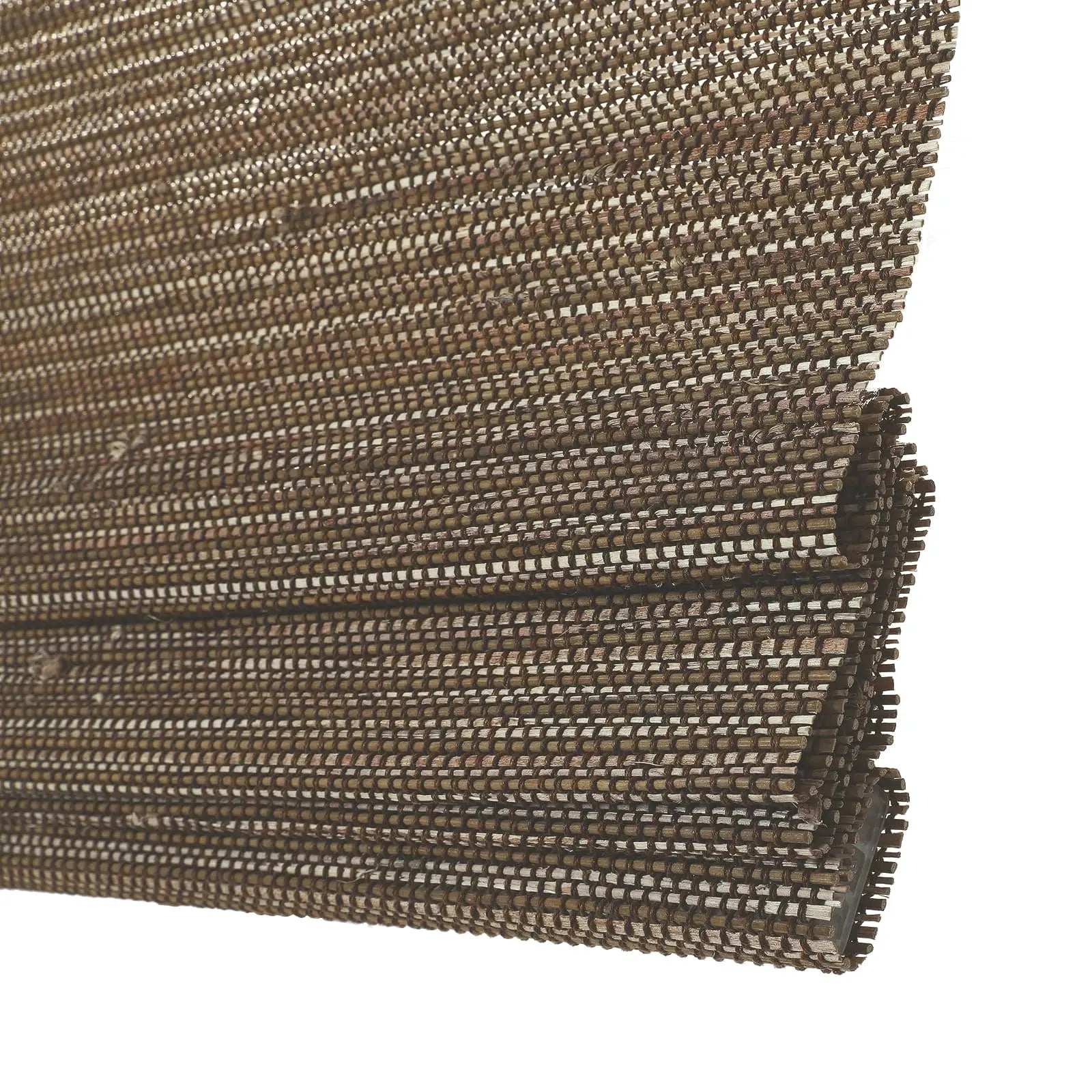 Natural Ramie Bamboo Woven Window Shade - Light Brown - Eco-Friendly & Durable - Perfect for Living Room, Bedroom & Patio Privacy
