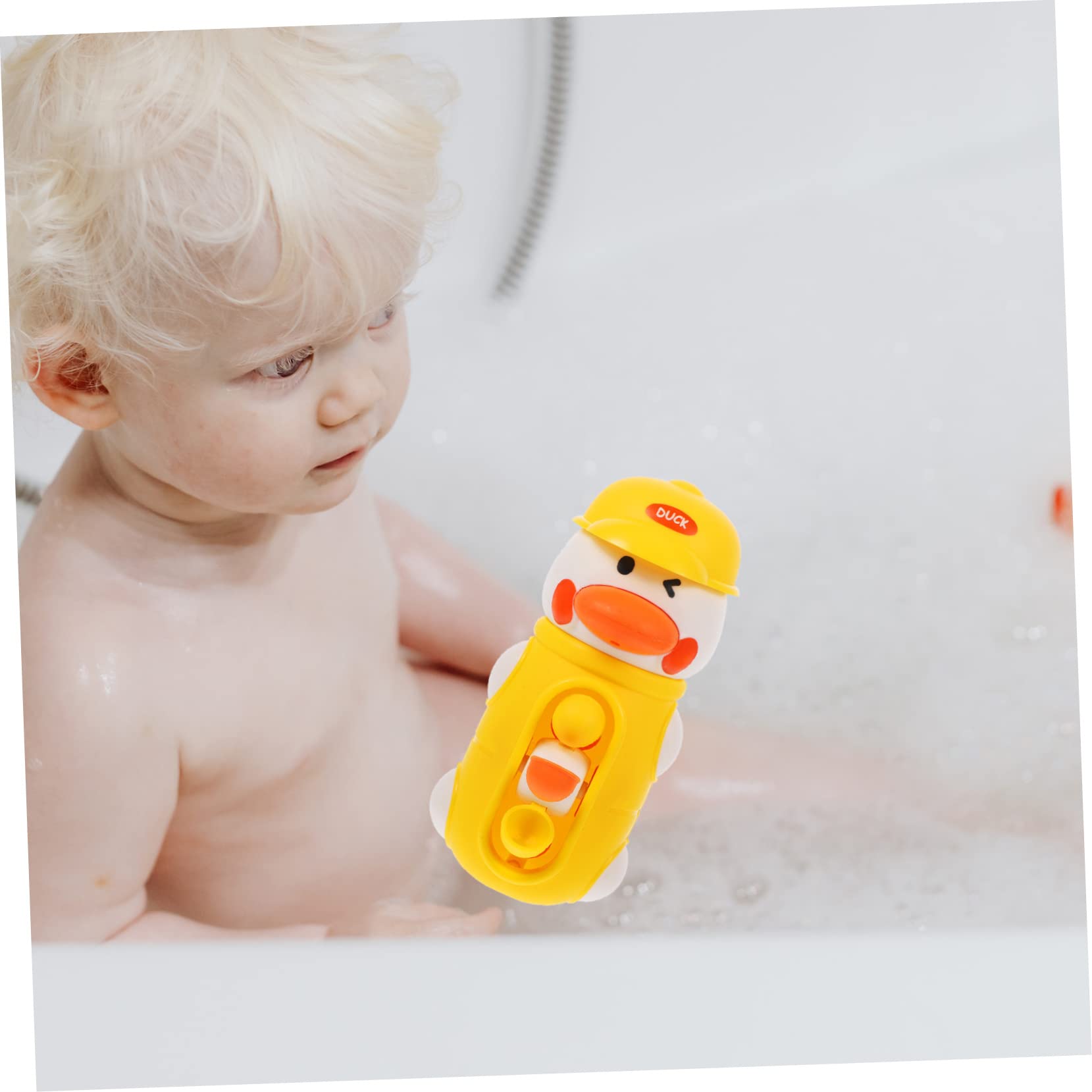 FAVOMOTO Interactive Waterfall Bathtub Toy for Kids - Fun Bath Time Water Spray & Induction Toy Set - Durable Plastic Bath Toys for Toddlers - Perfect for Sensory Play & Early Learning Development