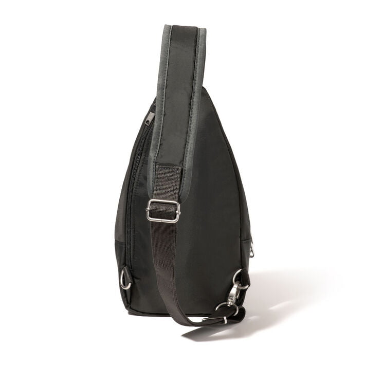Baggallini Securtex Anti-Theft Crossbody Sling Bag for Women - RFID Blocking, Lightweight & Secure Travel Purse - Perfect for Day Trips, Commuting, and Shopping