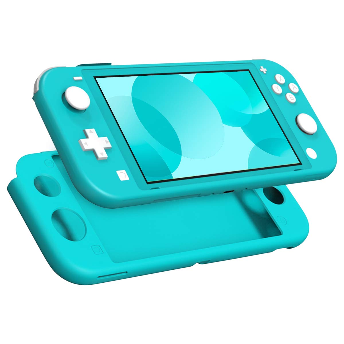 MoKo Silicone Protective Case for Nintendo Switch Lite - Shockproof, Anti-Scratch, Non-Slip Cover with Soft Rubber Grip (Turquoise) | Perfect for Gaming, Travel & Everyday Protection