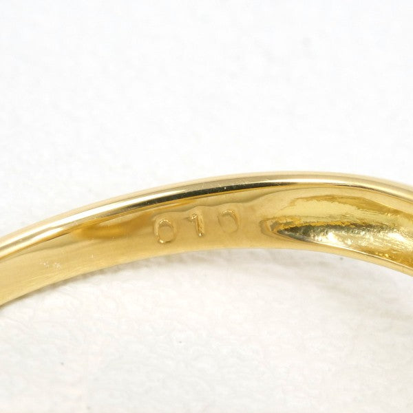 18K Yellow Gold Diamond Ring for Women - Elegant Solitaire Engagement & Wedding Band - Perfect for Proposals, Anniversaries & Special Occasions