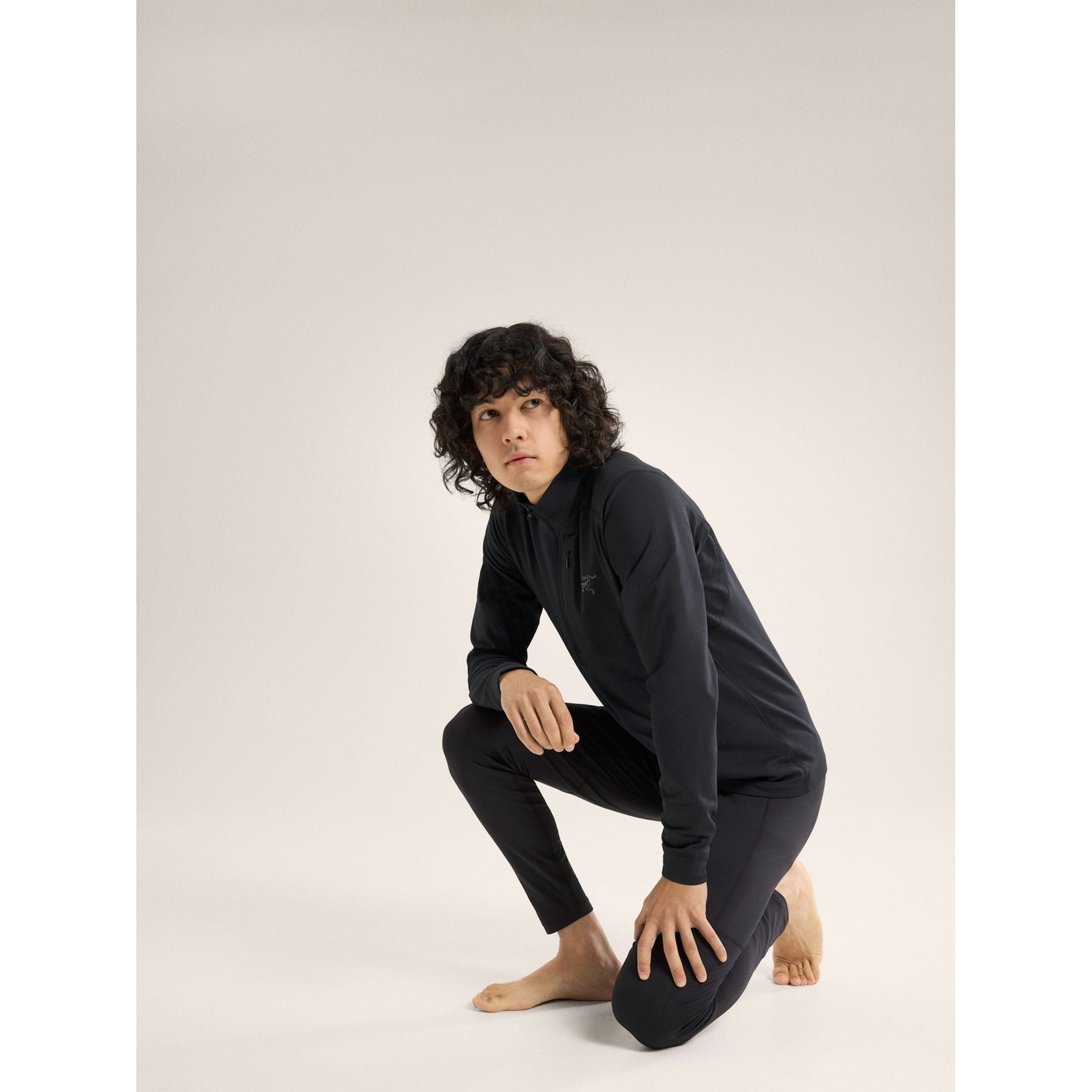 Arc'teryx Men's Rho LT Zip Neck Base Layer - Lightweight Merino Wool Thermal Shirt for Hiking, Skiing & Outdoor Activities