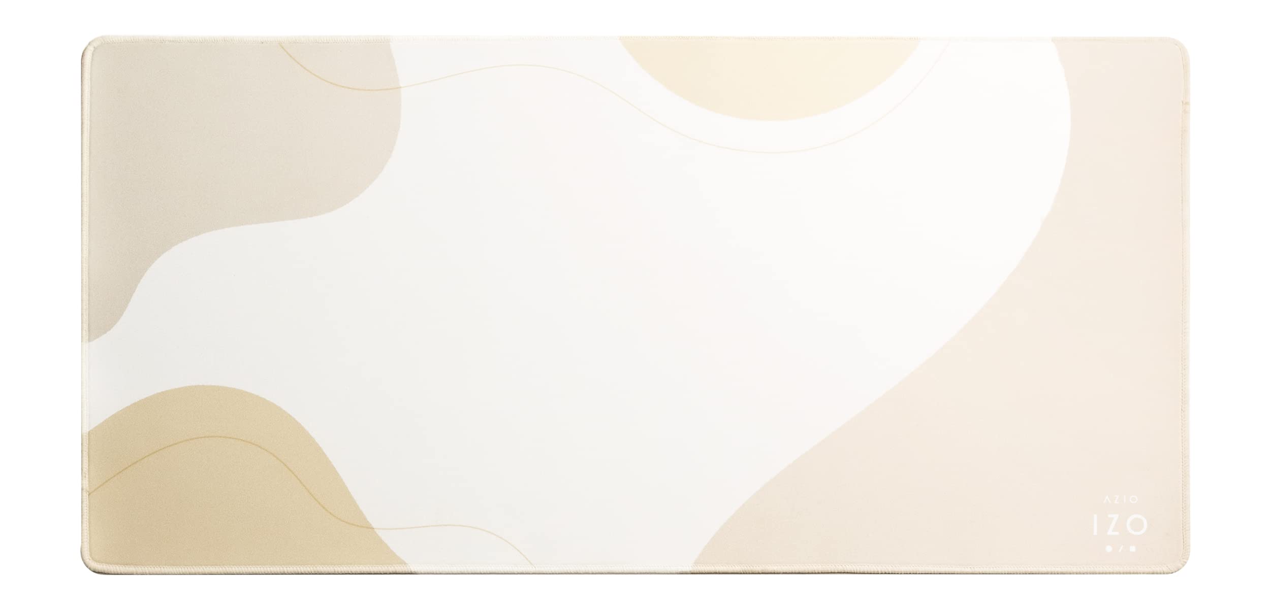 Azio IZO Mouse Pad - White Blossom Design (MP-IZO103) | Non-Slip Gaming & Office Mousepad for PC, Laptop, Mac | Perfect for Work, Gaming & Home Office Use