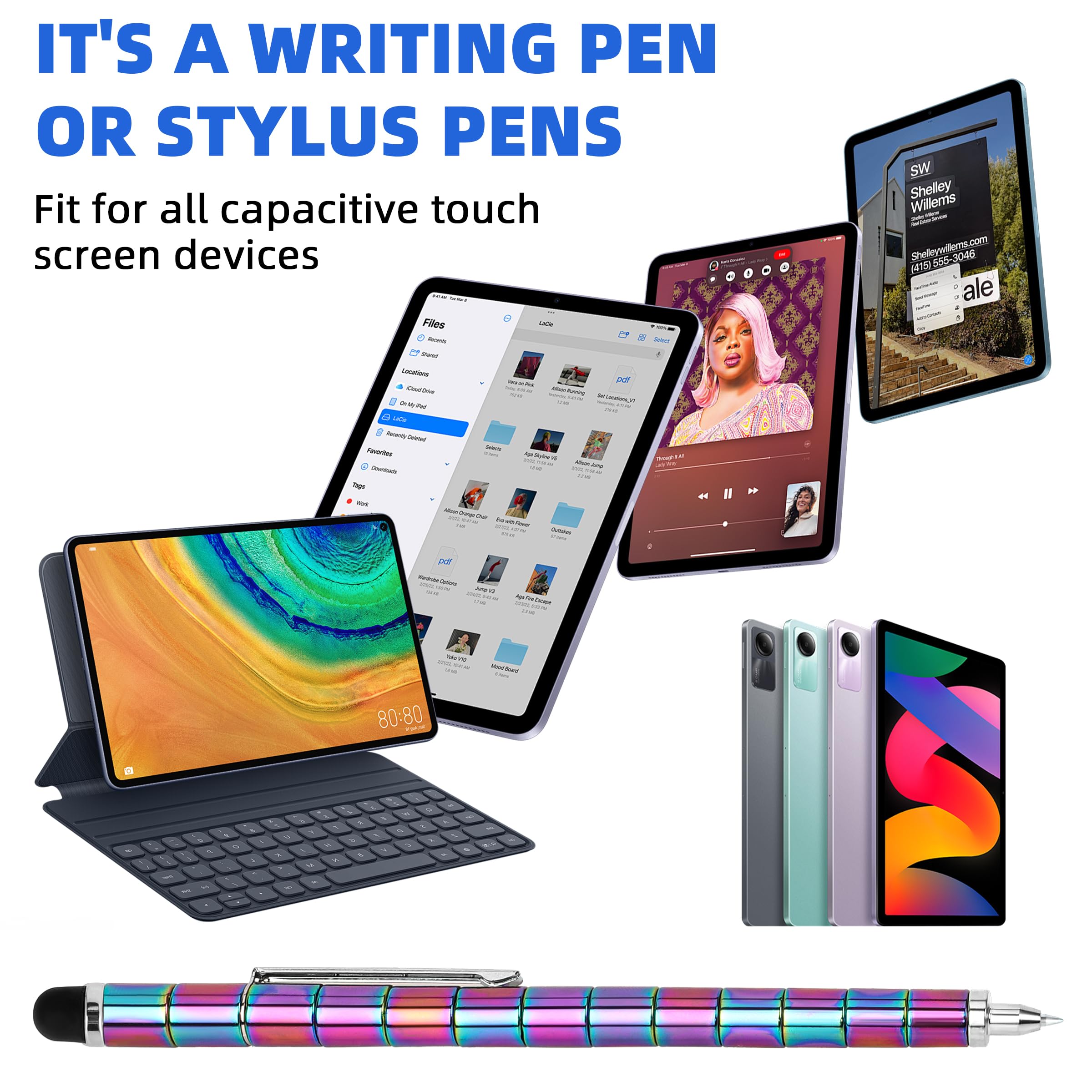 Magnetic Fidget Pen - Stress Relief & Focus Toy for Teens & Adults - Fun Office & School Desk Gadget - Perfect Gift for Boys, Girls & Kids - Great for ADHD, Anxiety & Boredom Relief