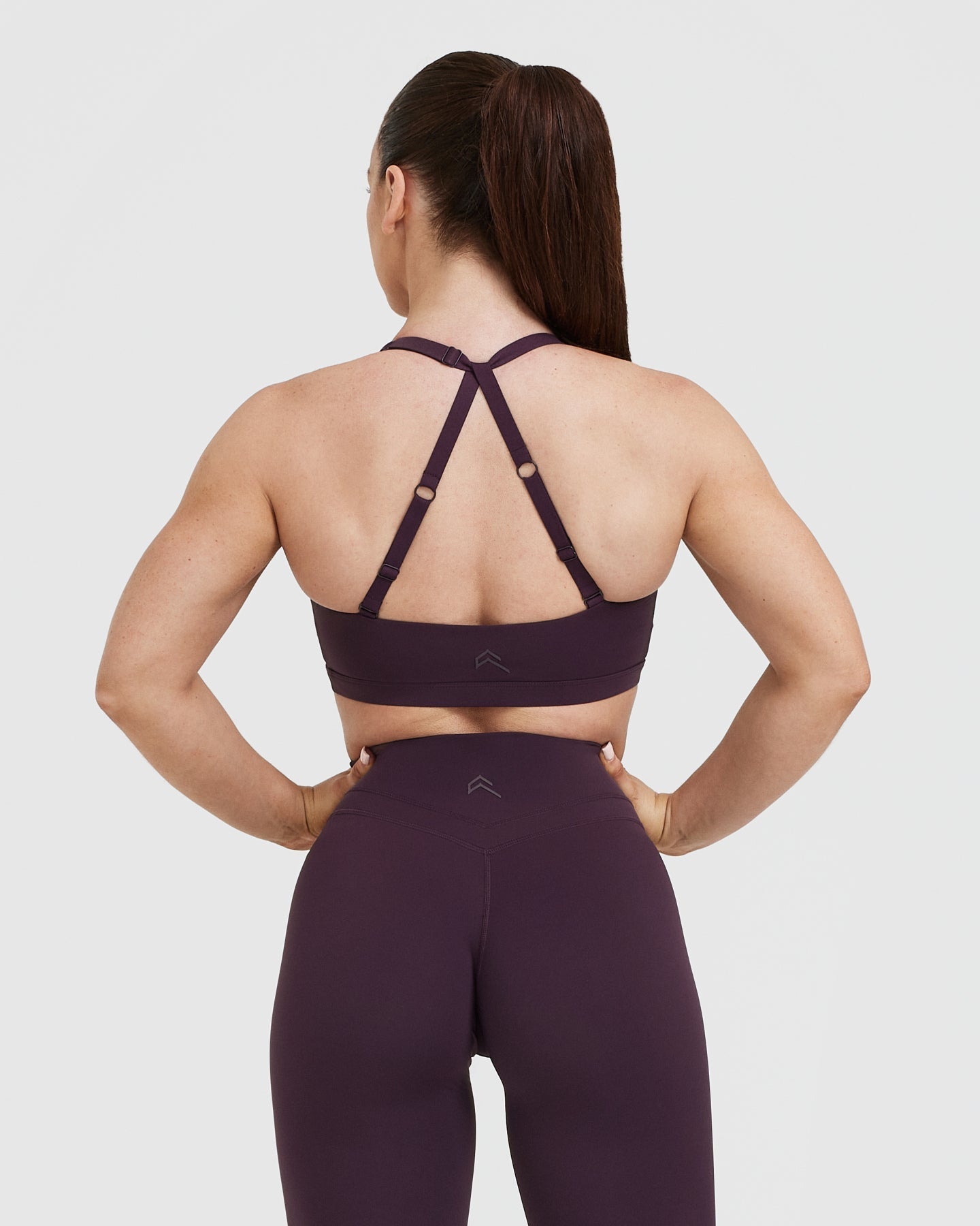 High Support Unified Twist Sports Bra for Women - Blackberry Purple | Yoga, Running, Gym Workouts & Active Lifestyle