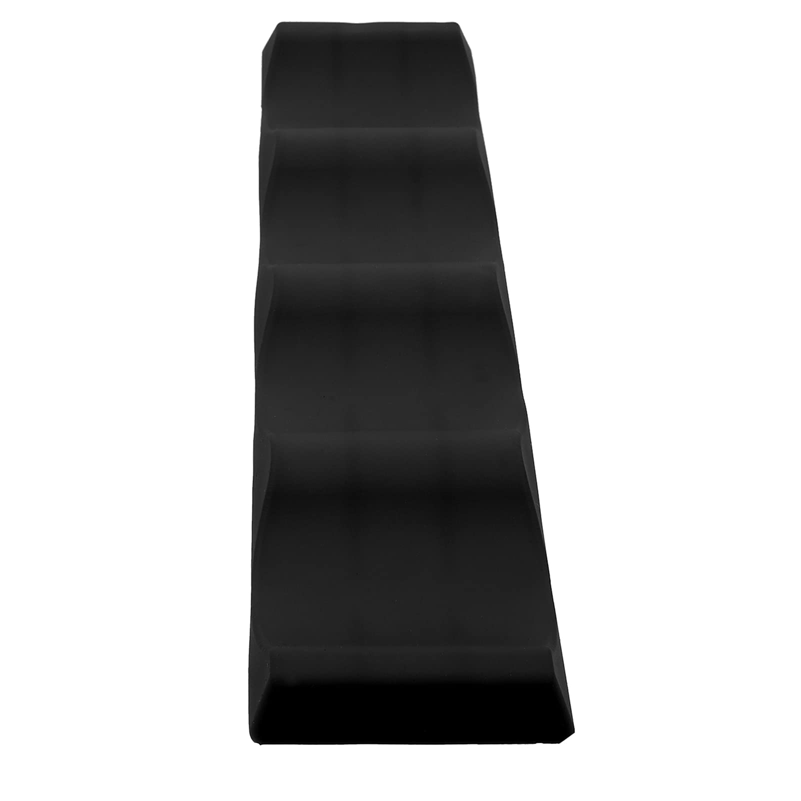 Premium Silicone Wine Bottle Holder - Countertop & Fridge Organizer Rack for Wine Storage | Stackable Display Mat for Kitchen Pantry, Bar & Dining Room Decor | Black