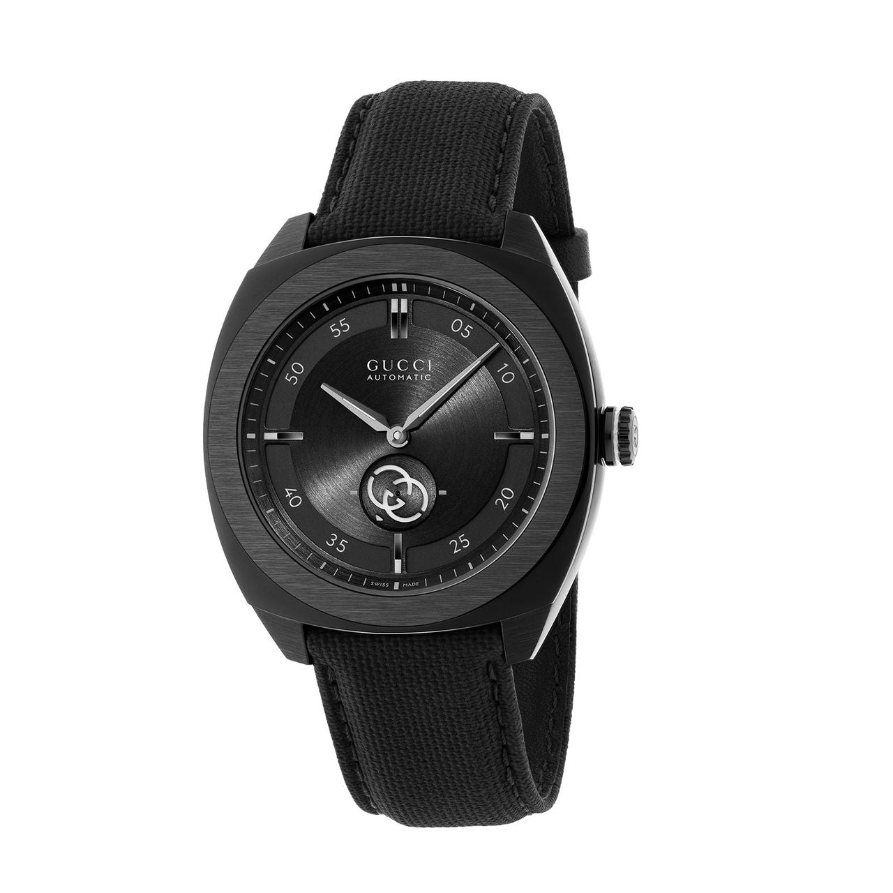 Gucci Interlocking G Automatic Watch for Men - 41mm Stainless Steel YA142330 - Luxury Dress Watch for Business & Formal Events