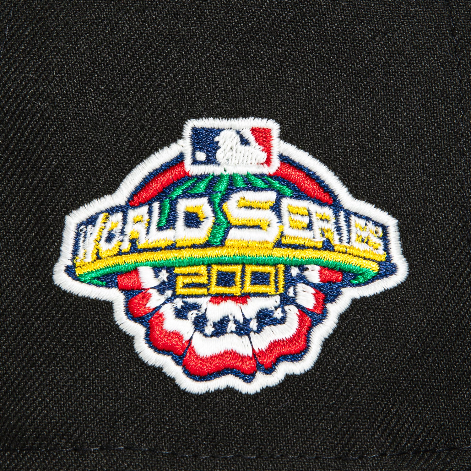 New Era 59Fifty Arizona Diamondbacks 2001 World Series Patch Glow in The Dark Snapback Hat - Black MLB Baseball Cap for Fans & Collectors - Perfect for Games, Night Events & Sports Memorabilia Display