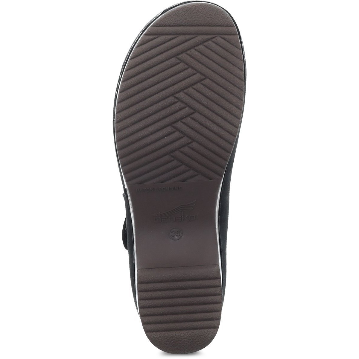 DANSKO BEATRICE Black Burnished Nubuck Leather Clogs - Comfortable Slip-On Shoes for Women, Nurses & Teachers | Perfect for Work, Walking & All-Day Wear