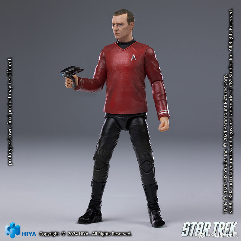 1/18 HIYA 4-Inch Action Figure - Exquisite Mini Series STAR TREK 2009 Scotty Collectible Toy | Perfect for Display, Gifts & Star Trek Fans