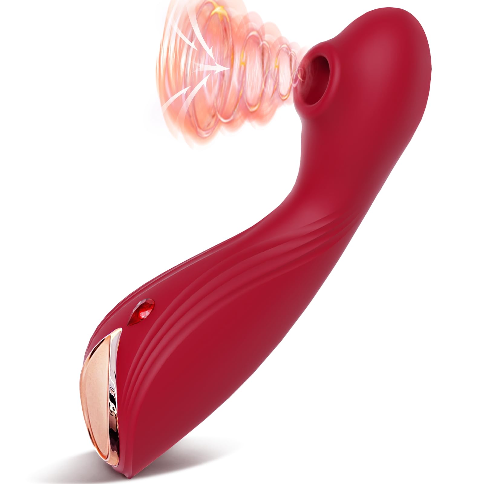 2 in 1 G Spot & Clitoral Vibrator - 9 Powerful Suction Modes for Women & Couples, Rechargeable Adult Sex Toy for Intense Orgasms | Perfect for Solo Play, Foreplay & Spicing Up Relationships
