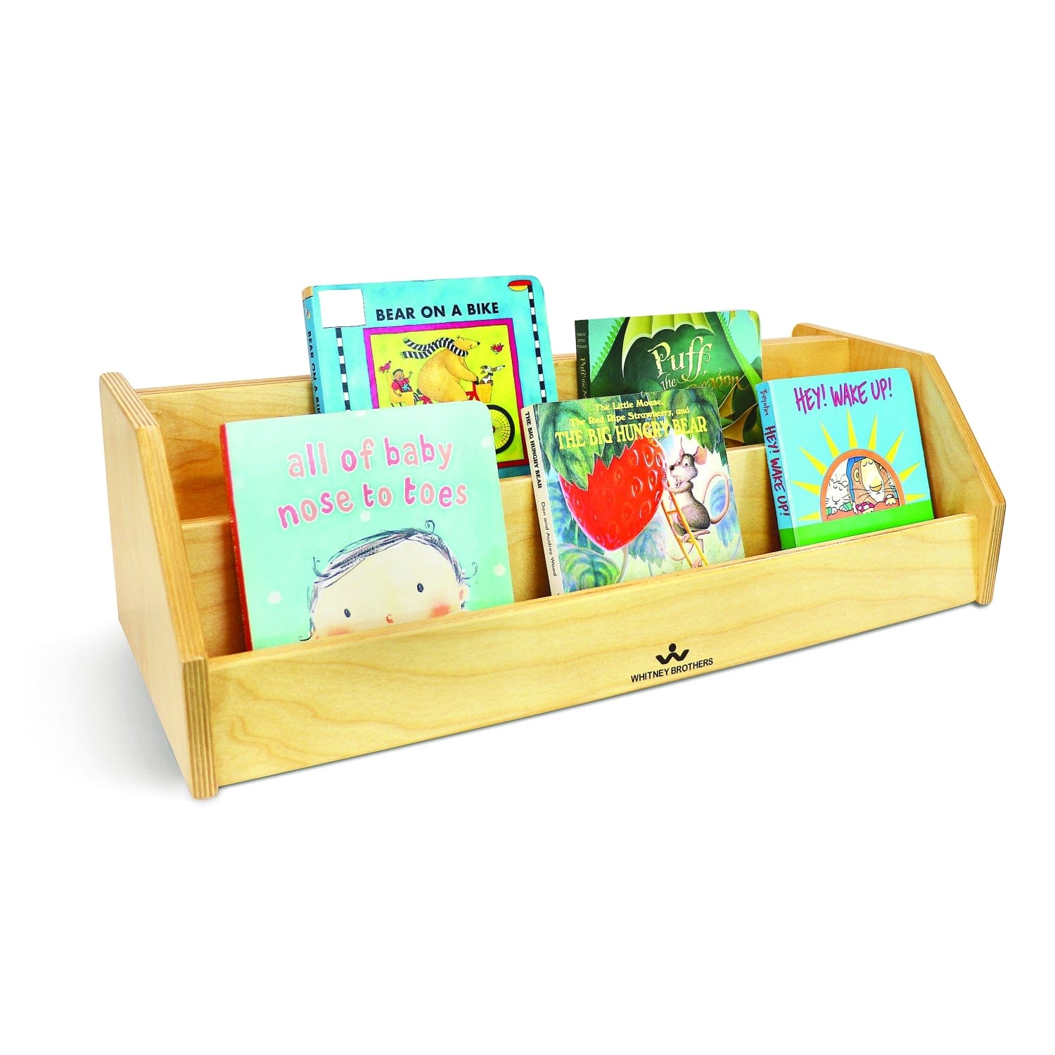 Best Wooden Bookshelf for Kids - Montessori Book Display for Toddlers & Infants - Perfect for Nursery, Playroom & Classroom Organization