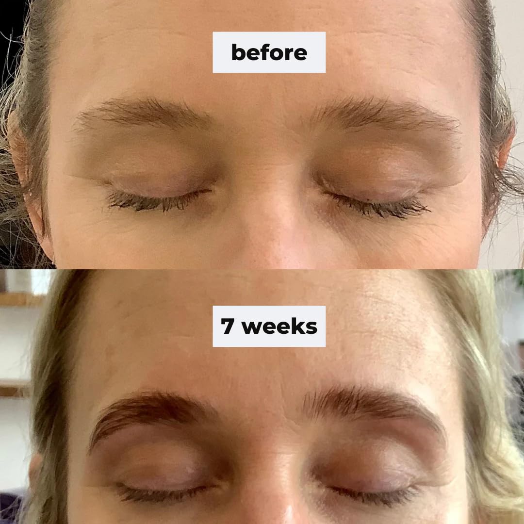 Nuorganic Clinically Proven Eyebrow Growth Serum for Women & Men - 8ml Natural Vegan Brow Enhancer for Thicker Eyebrows in 30 Days | Cruelty-Free Eyebrow Serum for Sparse Brows & Fuller Look | Perfect for Daily Beauty Routine & Special Occasions