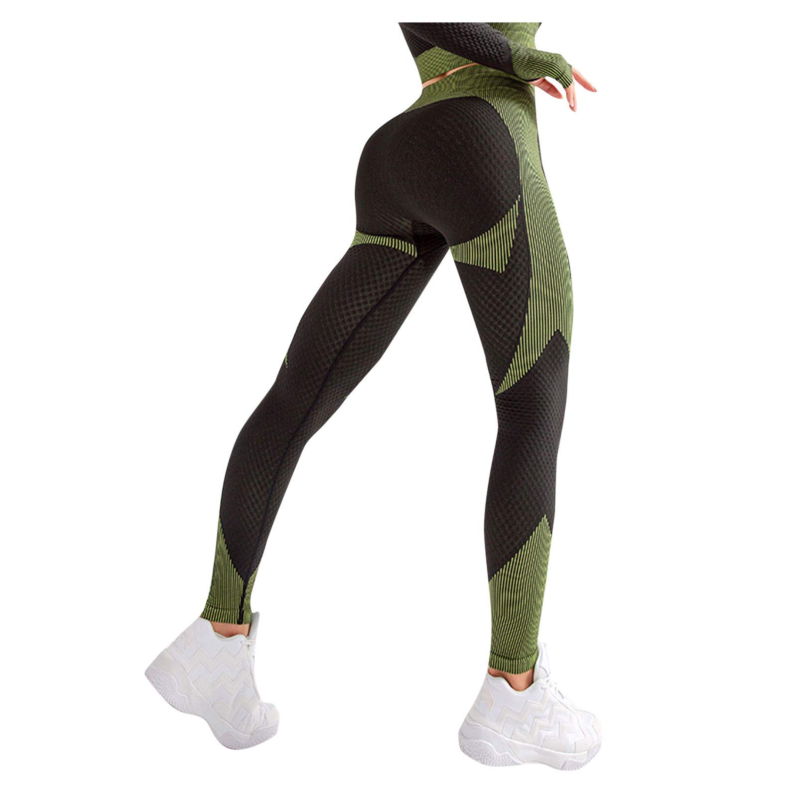 Gerichy Women's High Waist Yoga Pants - Butt Lifting Leggings with Tummy Control, Stretchy Workout Running Tights for Gym, Yoga & Everyday Wear