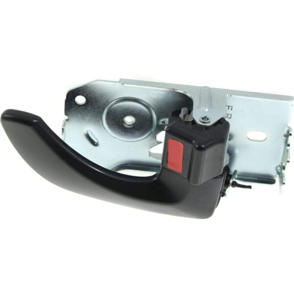 Kia Sorento Front Passenger Side Interior Door Handle with Lock Button - Black Replacement for 2003-2009 EX Models | Perfect for Car Door Repair & Auto Interior Upgrade