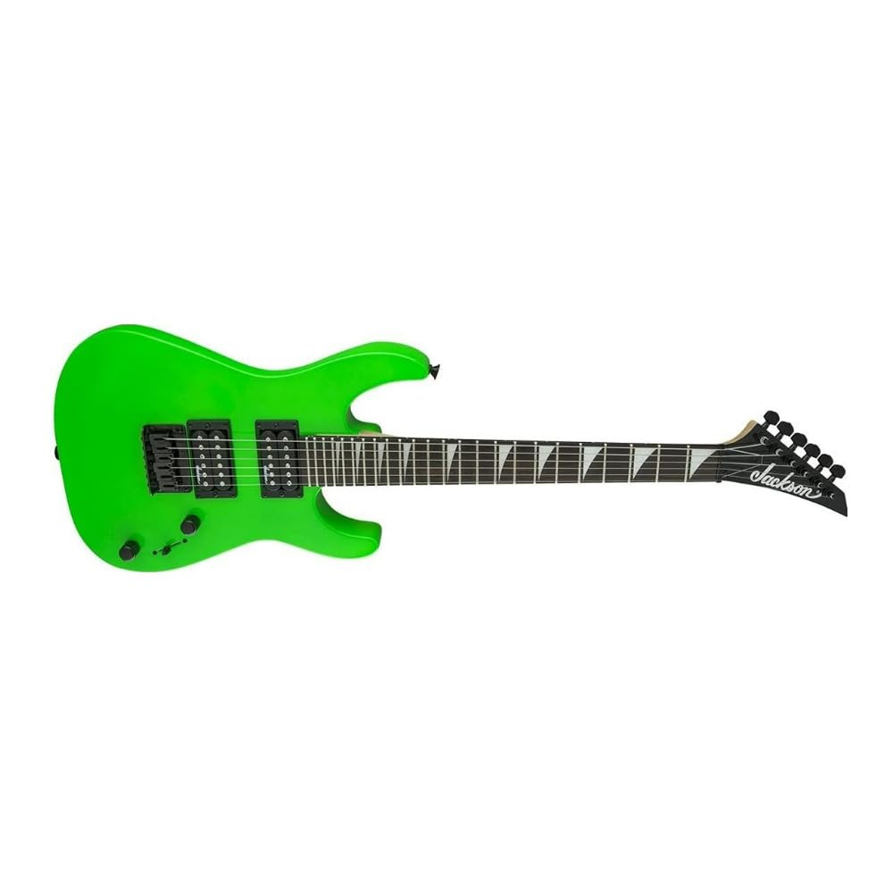 Jackson JS Series Dinky Minion JS1X Electric Guitar - Neon Green with Amaranth Fingerboard | Professional Performance for Rock, Metal & Stage Shows