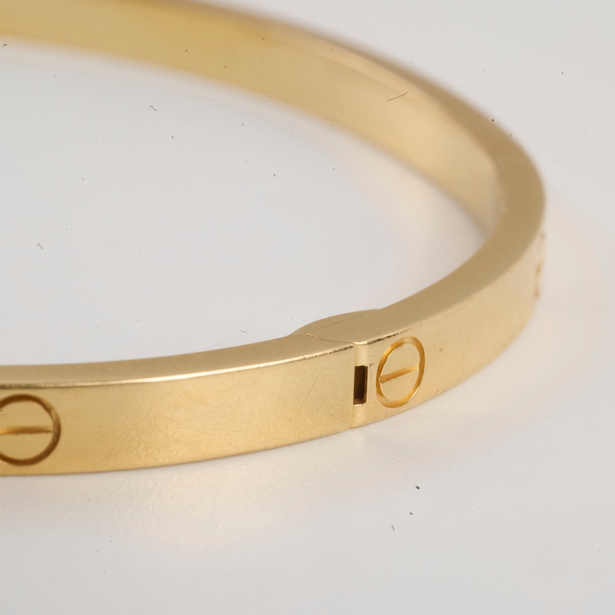 Cartier Small Love Bracelet 18K Yellow Gold Size 17 - Luxury Jewelry Gift for Women, Anniversary & Special Occasions