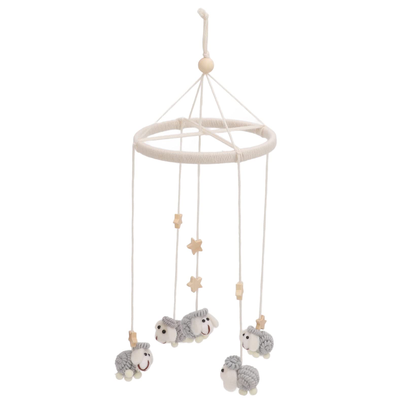 Eco-Friendly Star Wind Chime Hanger Toy - Cute Baby Mobile Rattle for Nursery Decor, Home Gift & Outdoor Garden Wind Chime Ornament | Perfect for Baby Showers, Birthday Presents & Patio Decorations