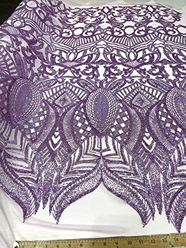 Lavender Iridescent on Pinkmesh
