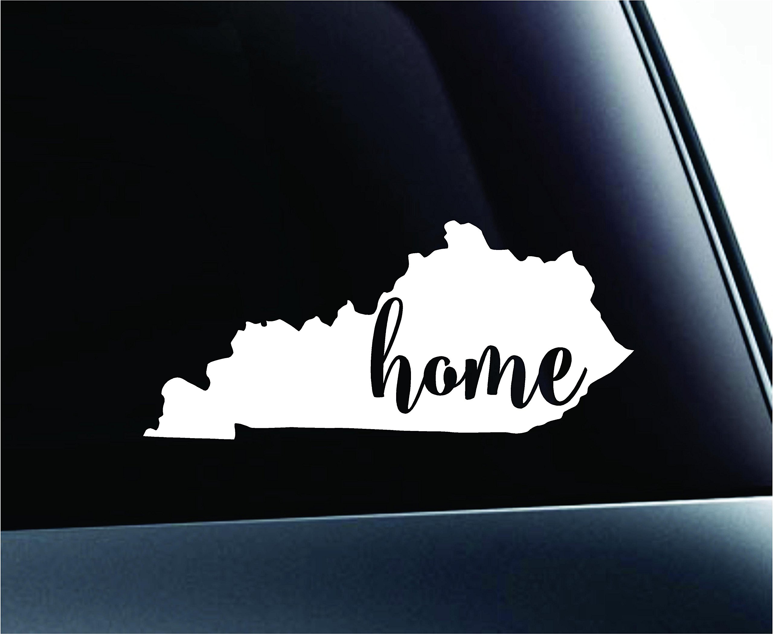 Kentucky State Frankfort Sticker Decal for Car, Laptop, Window - White
