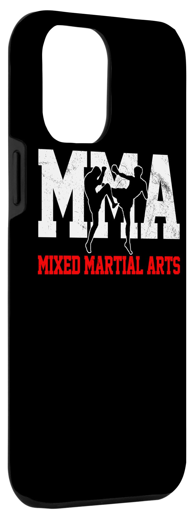 iPhone 12 Pro Max Case - Heavy Duty MMA Kickboxing Fighter Phone Cover | Shockproof & Durable Protection for Martial Arts Training & Extreme Sports