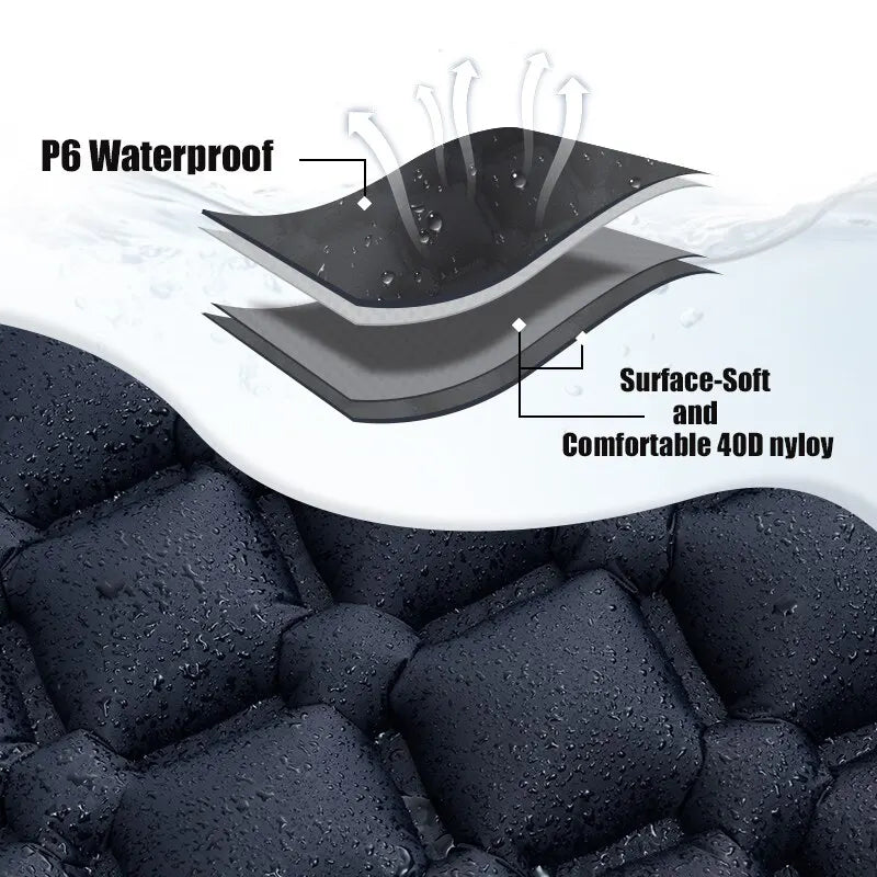Ultralight Inflatable Camping Sleeping Pad - Portable Air Mattress for Backpacking, Hiking & Outdoor Adventures - Compact & Comfortable for Travel & Camping Trips