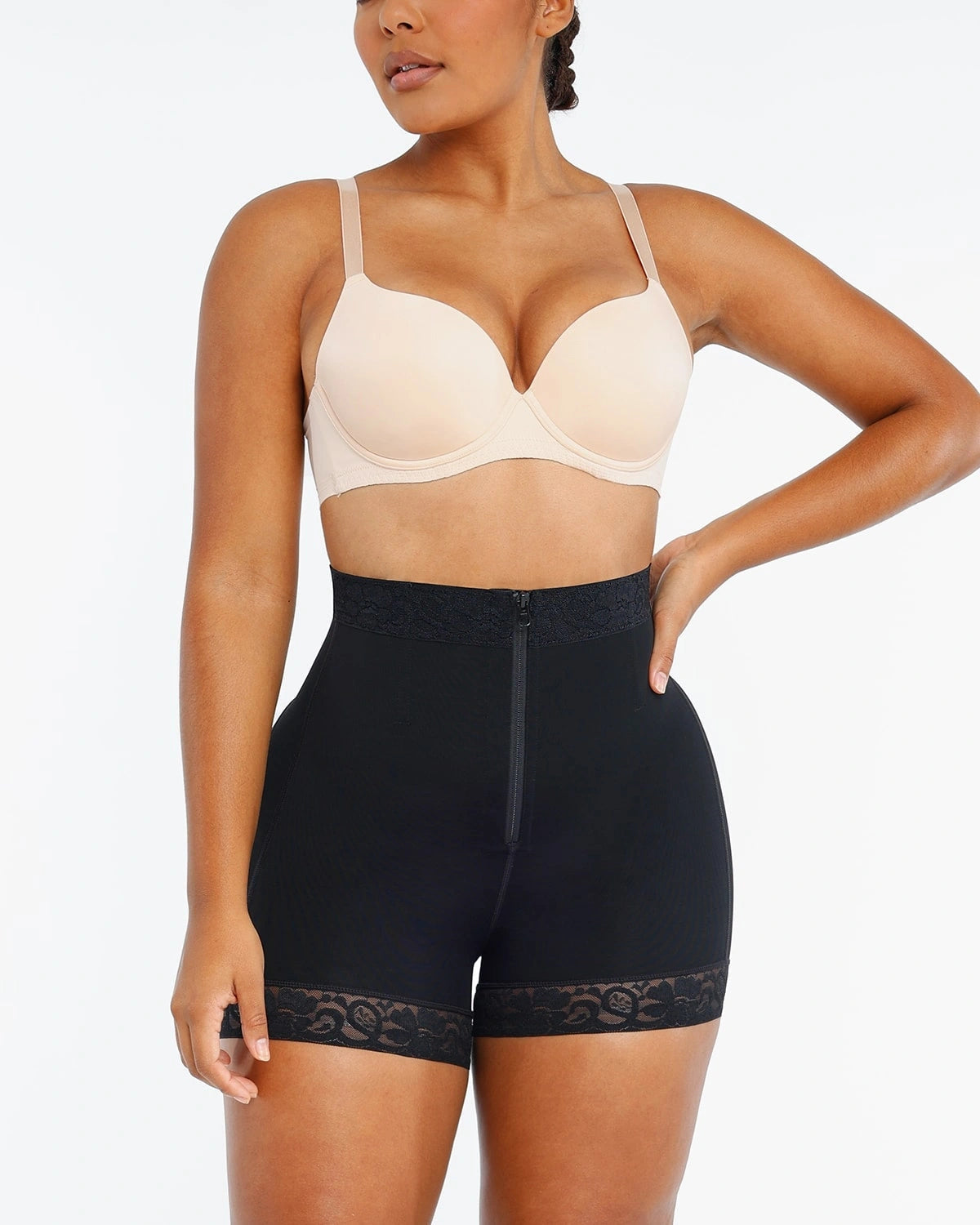 AirSlim® Lace Steel Boned Butt Enhancer - Shapewear for Women, Waist Trainer & Hip Lift Underwear | Perfect for Body Shaping, Special Occasions & Everyday Wear