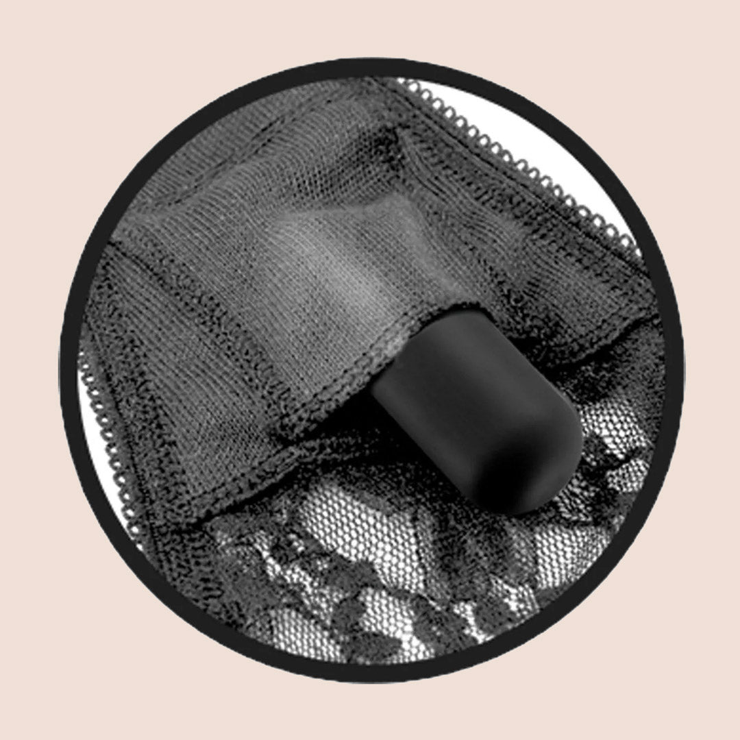Fetish Fantasy Remote Control Vibrating Panties - Low Rise Thong for Women (Waist Sizes 24-34) | Wireless Lingerie for Couples Play, Adult Toys & Sensual Surprises