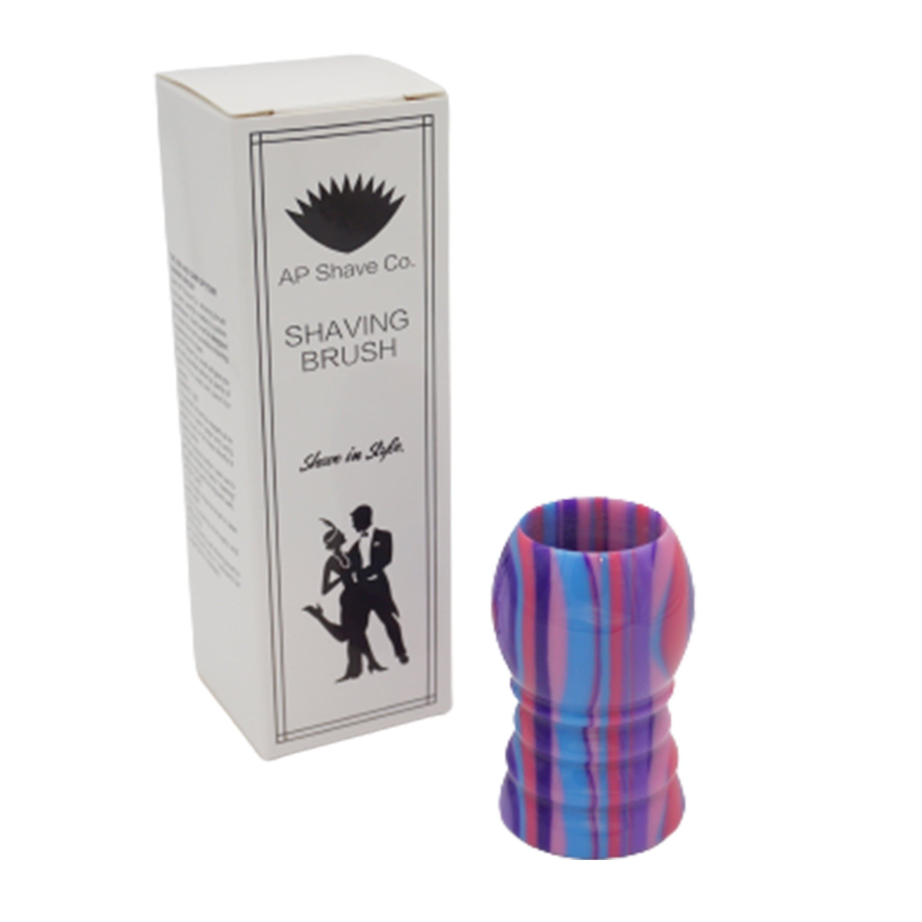 Premium Purple Haze Handmade Shaving Brush Handle for 24mm & 26mm Knots - Luxury Wet Shaving Essential for Men's Grooming Routine