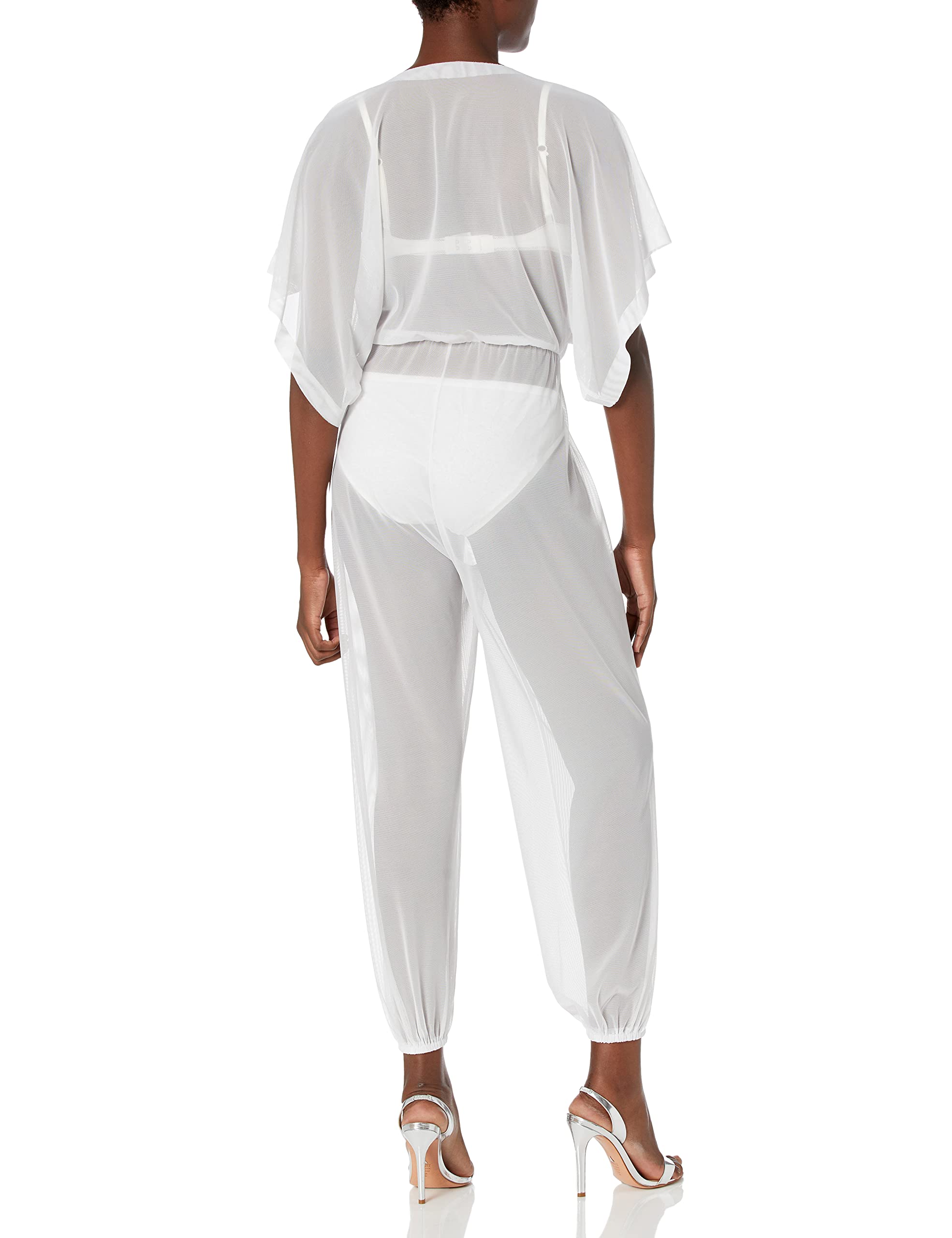 Norma Kamali Women's Rectangle Jog Jumpsuit - Stylish & Comfortable Lounge Wear for Home, Travel & Casual Outings