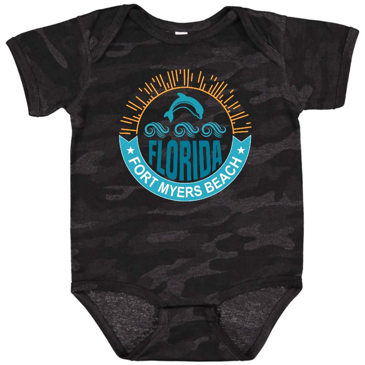 Inktastic Fort Myers Beach Florida Vacation Baby Bodysuit - Cute Infant Onesie for Beach Trips & Family Vacations - Perfect Gift for Newborns & Toddlers