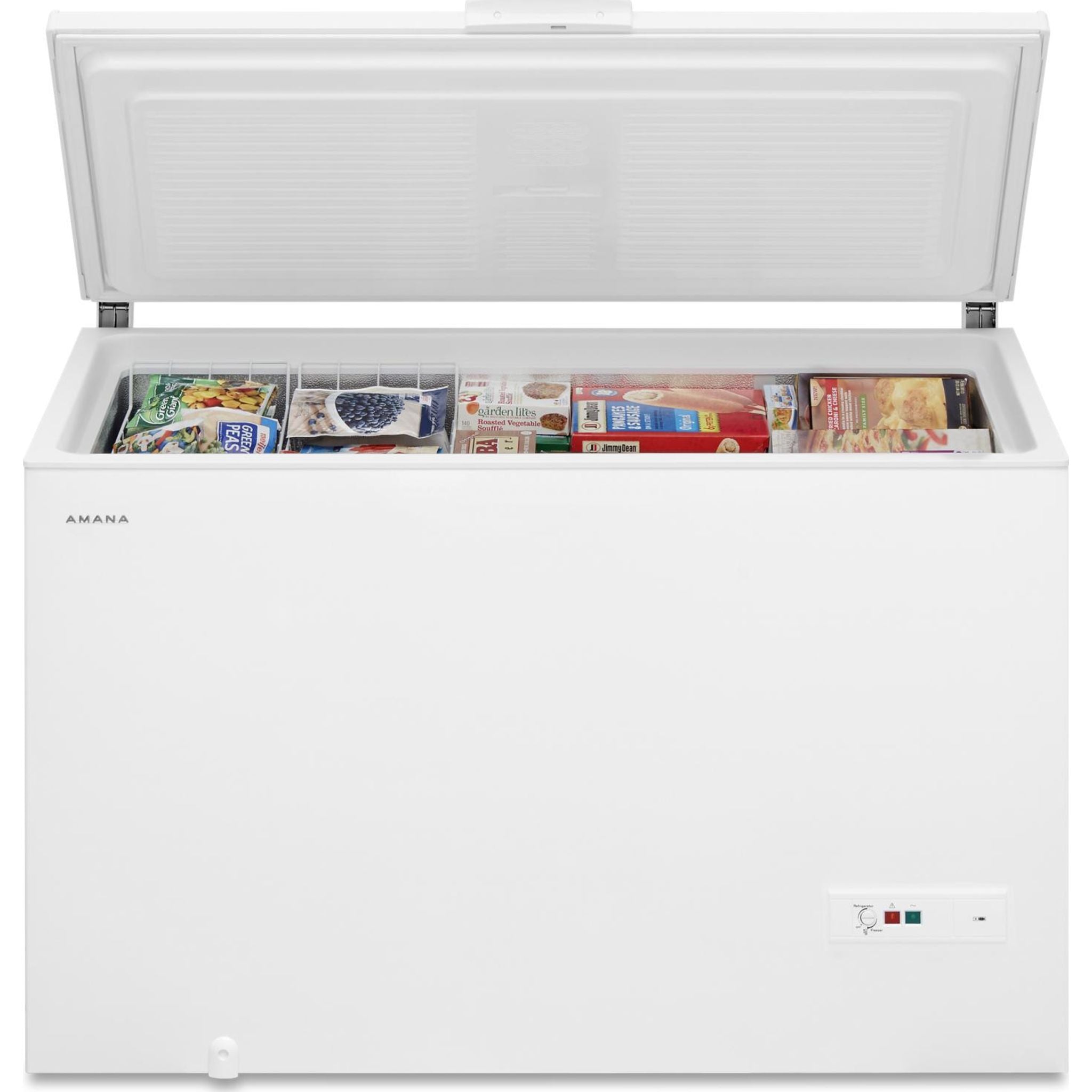 Amana AZC5216LW 7.0 Cu. Ft. Chest Freezer in White - Energy Efficient, Deep Freeze Storage for Home, Garage, or Basement - Perfect for Bulk Food, Meat, and Frozen Goods
