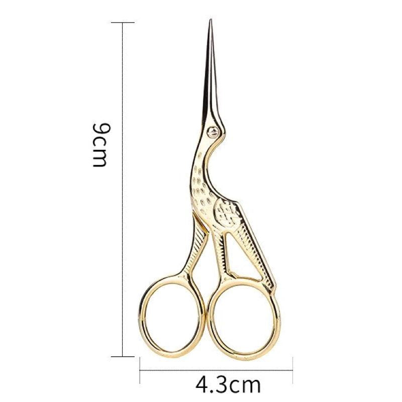 Premium Stainless Steel Stork Scissors - Sharp & Durable for Sewing, Crafting, and Fabric Cutting | Ideal for Tailors, Quilters & DIY Enthusiasts