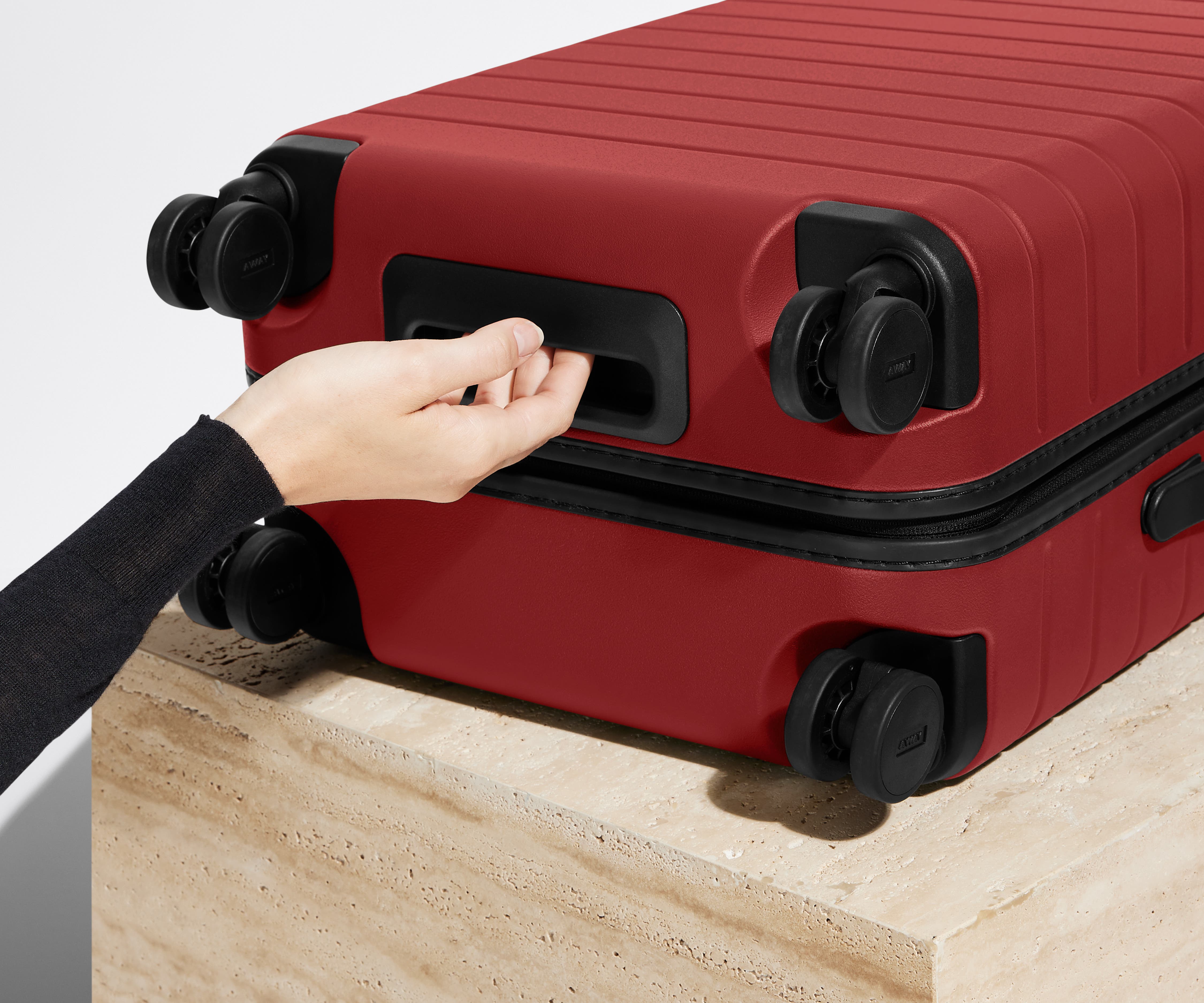 Tango Red Carry On Luggage - Lightweight & Durable Suitcase for Air Travel, Weekend Getaways & Business Trips | Perfect for Airlines & Commuters