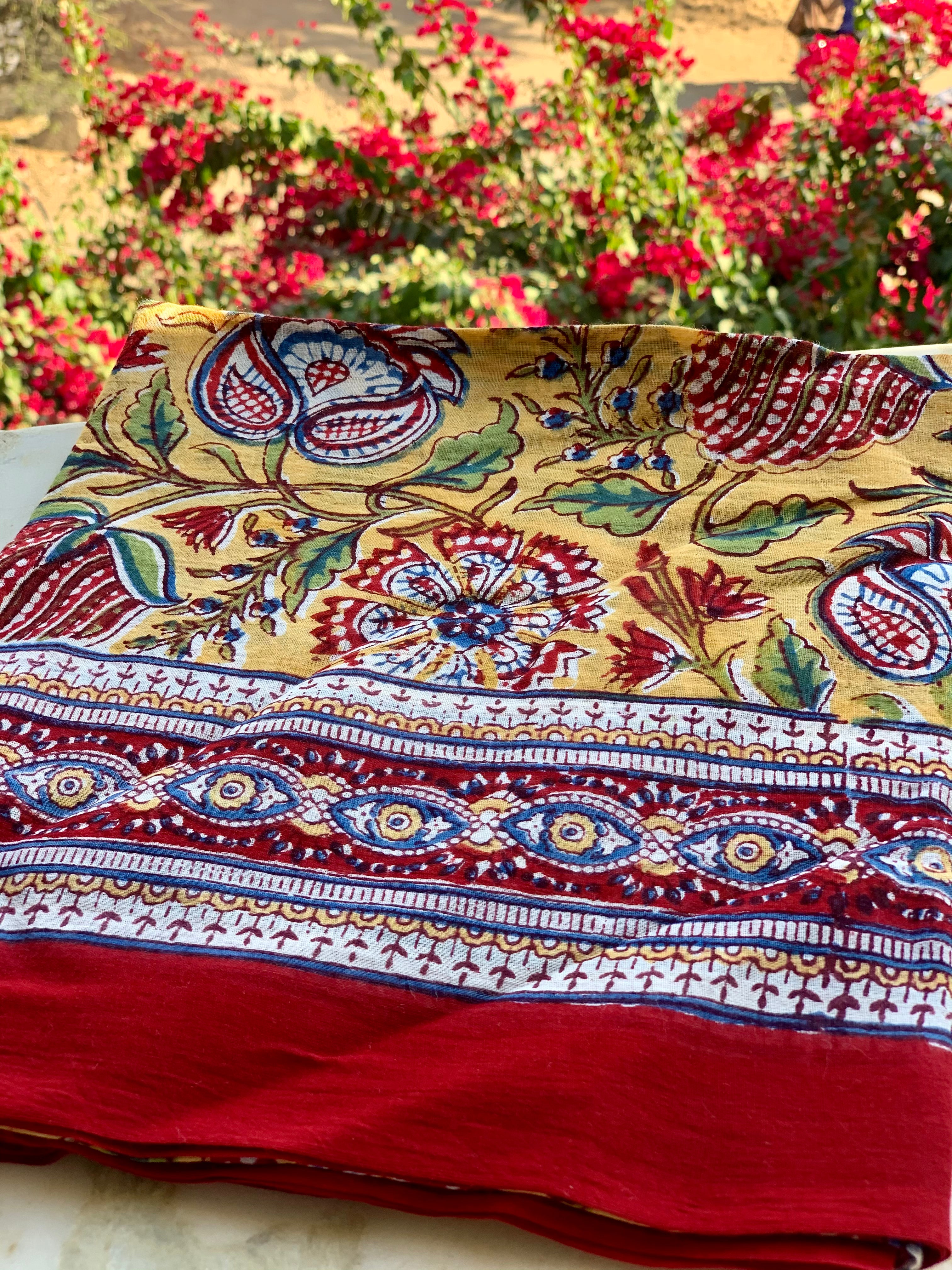 Stylish Block Print Cotton Sarong Pareo Shawl - New Collection for Beach, Pool & Summer Fashion