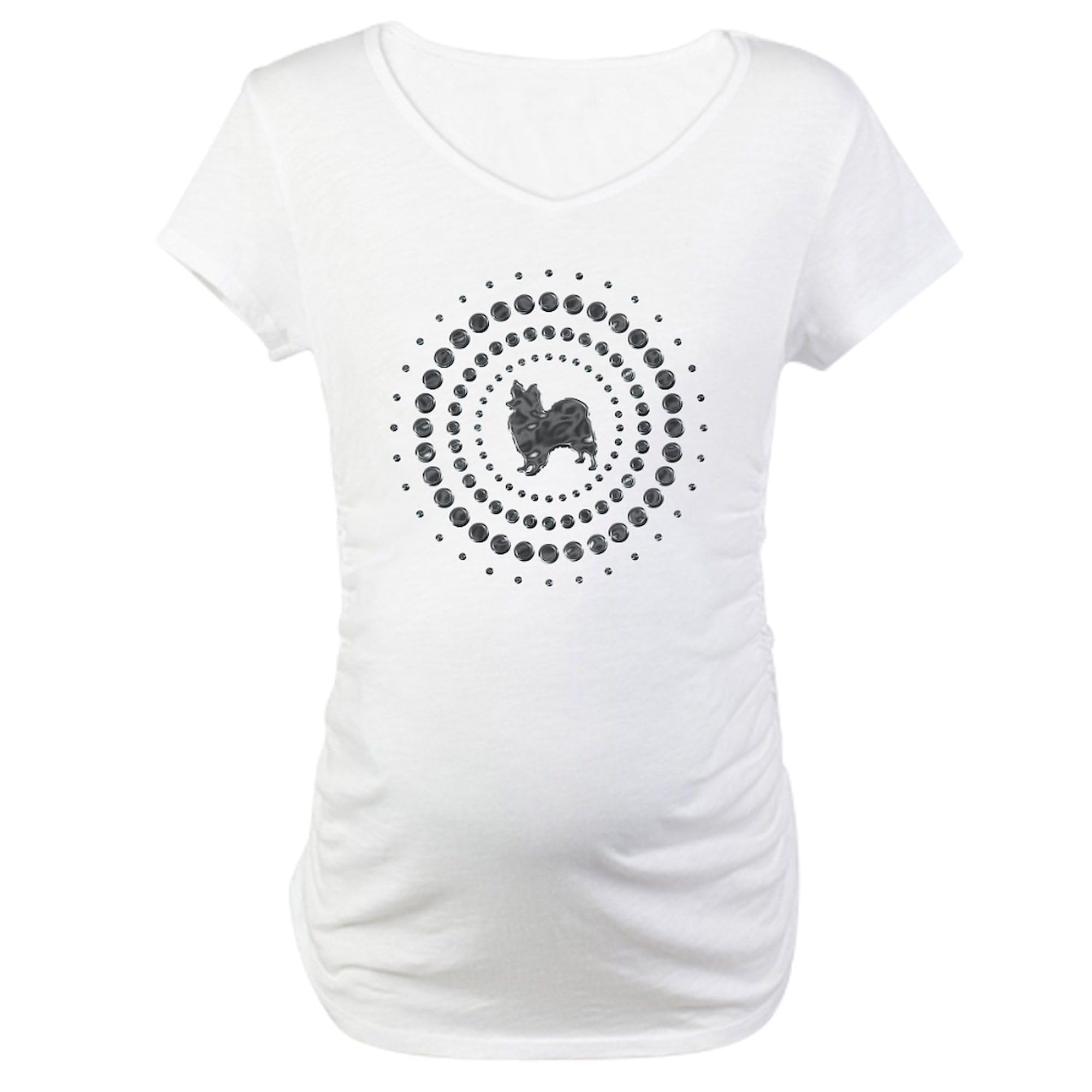 Papillon Maternity T-Shirt for Women - Stretchable Ruched Side Design for Comfort - Perfect for Pregnancy, Nursing & Everyday Wear