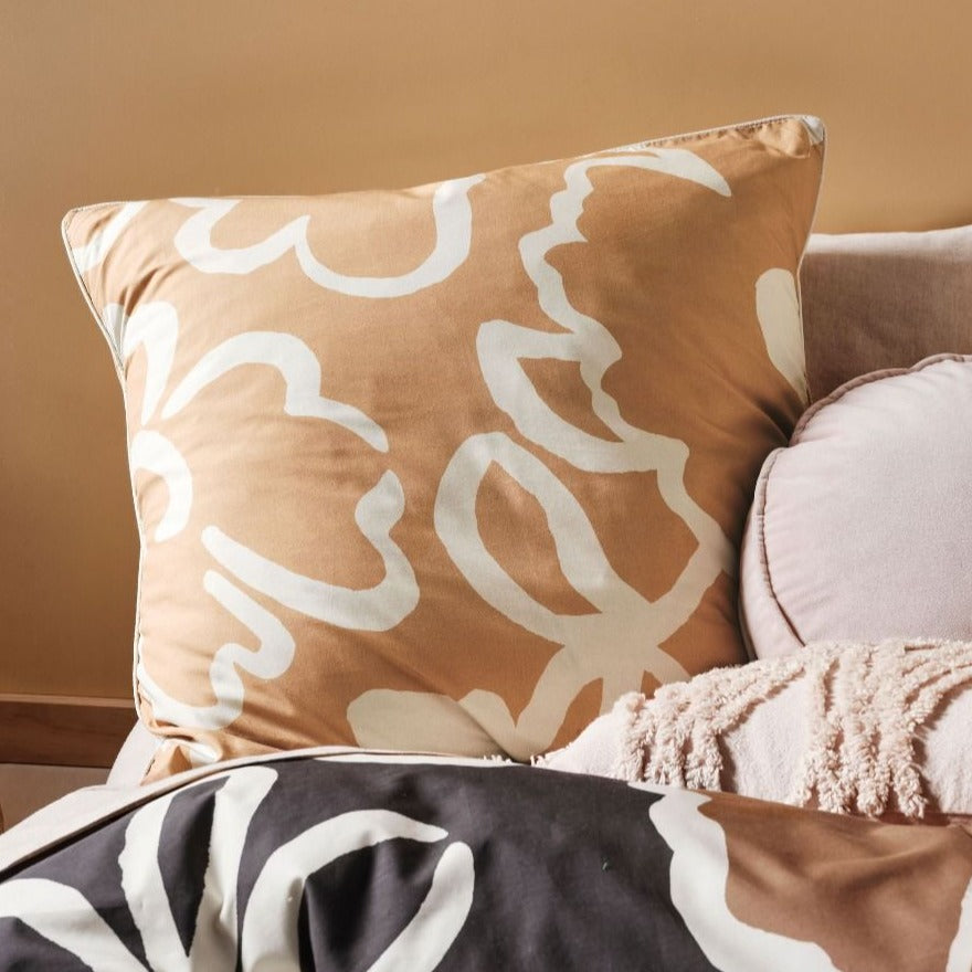 Premium Hazel European Pillowcase by Linen House - Soft Luxury Bedding for Home Decor & Guest Room Styling