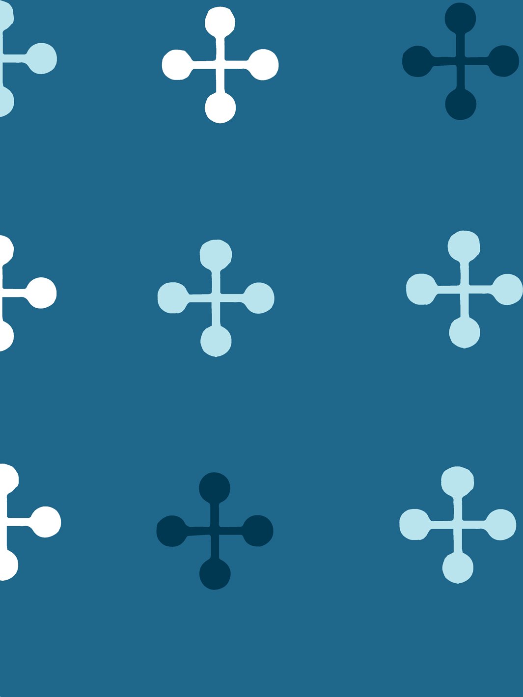 Fisher Price™ Jacks Wallpaper - Cadet Blue | Nursery Decor, Kids Room Wallpaper, Playroom Design for Boys & Girls