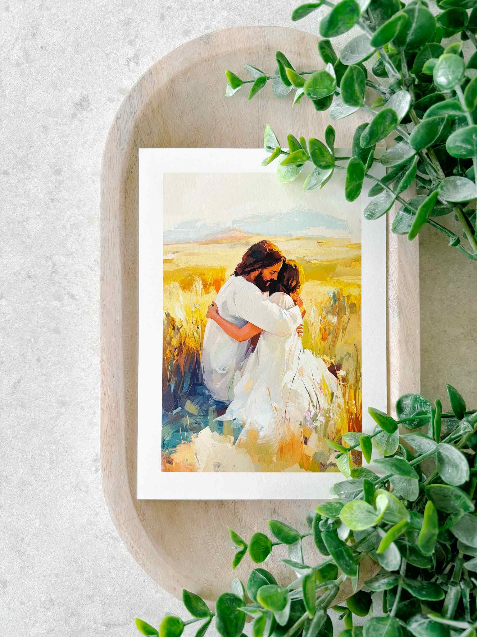 Healer of My Heart Wall Art Print - Inspirational Home Decor for Living Room, Bedroom & Office