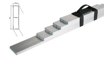 Bon Tool 6-Piece Tile Screed Set for Professional Tile Installation - Perfect for Flooring, Backsplashes, and Bathroom Renovations