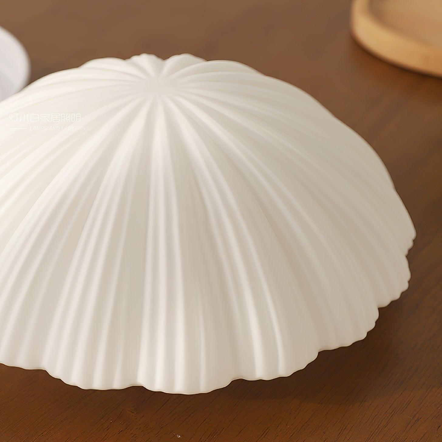 Stylish Devan Seashell Ceiling Lamp - Modern Coastal Lighting Fixture for Bedroom, Living Room & Dining Room - Perfect for Beach House Decor & Coastal Interior Design