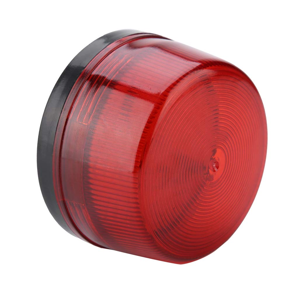 Dioche Red Flashing LED Alarm Light - High Visibility Warning Strobe Light for Road Cones, Guardrails & Safety Barriers | Perfect for Construction Zones, Emergency Vehicles & Hazard Warnings