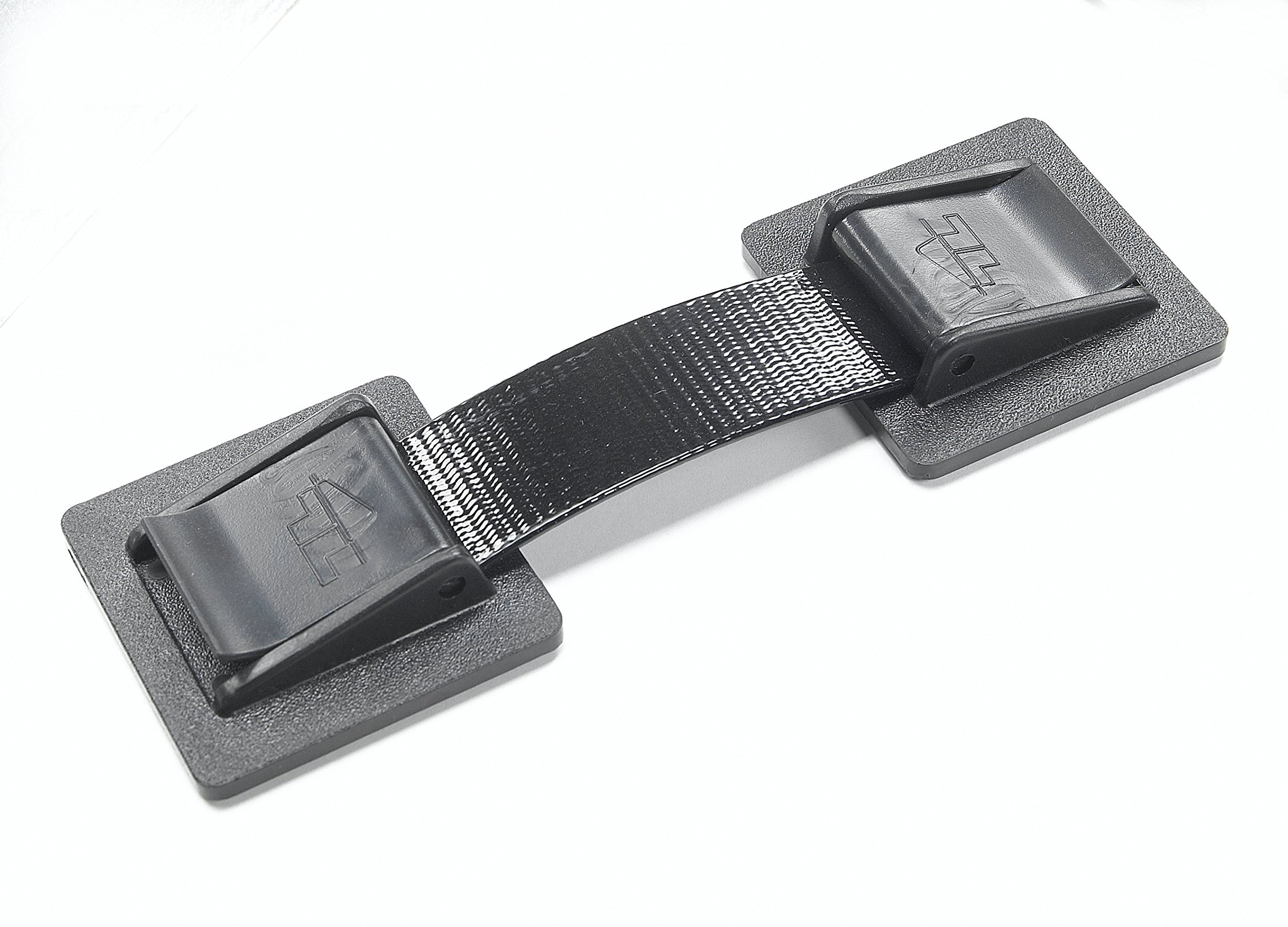 2 Pack Heavy Duty Equipment Safety Straps - Black - Secure Tools & Gear for Construction, Camping, and Outdoor Activities