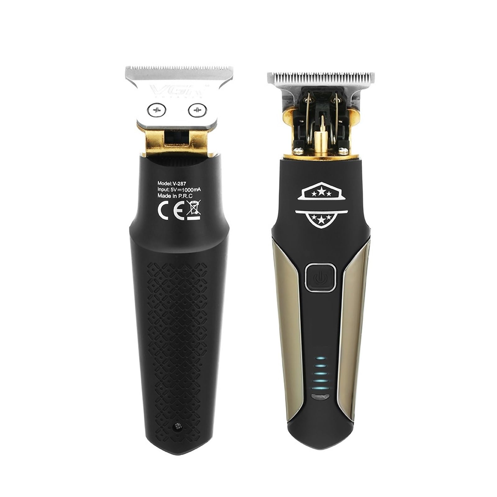 Professional Electric Hair Clipper for Men - V-287 Lightweight Cordless Trimmer for Home Barbering & DIY Haircuts, Beard & Mustache Grooming | Portable Rechargeable Shaver for Travel & Personal Use