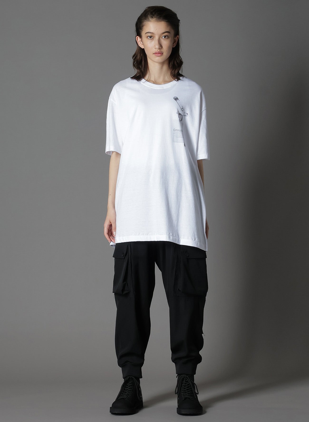 Stylish Cotton Jersey Trompe L'oeil Pin T-Shirt for Men & Women - Perfect for Casual Wear, Street Fashion, and Everyday Outfits